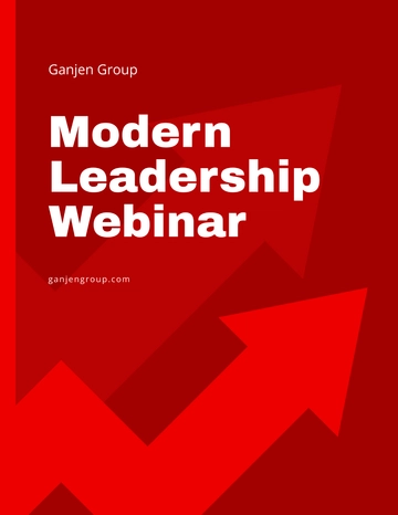 Free Leadership Webinar Flyer Template to Edit Online