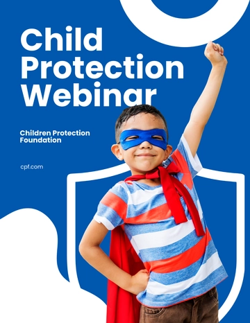 Free Non Profit Webinar Flyer Template to Edit Online