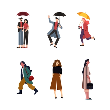 Free Minimalist People Clipart Template to Edit Online