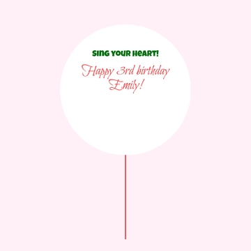 Free Cocomelon Cake Topper Template to Edit Online