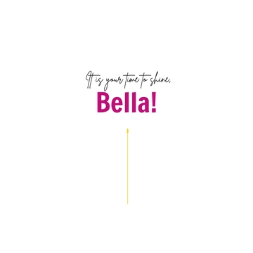 Free Cricut Cake Topper Template to Edit Online