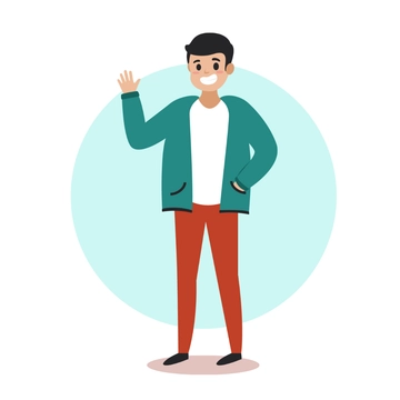 Free Single Person Clipart Template to Edit Online