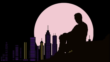 Free Dark Sad Background Template to Edit Online