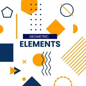 Free Geometric Elements Clipart Template to Edit Online