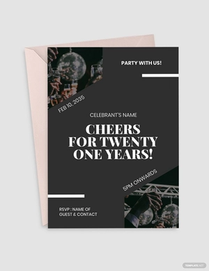 Blank invitation Template Blank invitation Template