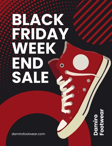 Free Black Friday Weekend Sale Flyer Template to Edit Online