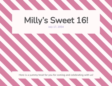 Free Striped Candy Bar Wrapper Template to Edit Online
