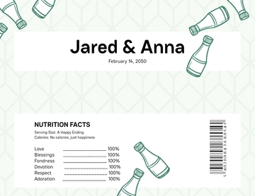 Free Bottle Wrapper Template to Edit Online