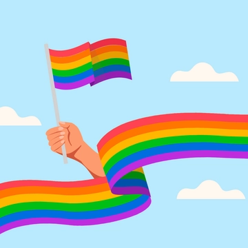Free Pride Flag Clipart Template to Edit Online