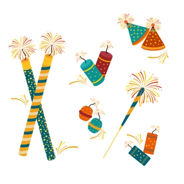 Free Firecrackers Clipart Template to Edit Online