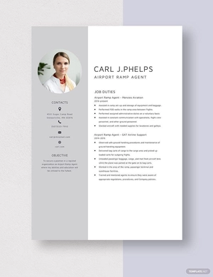 Airport Ramp Agent Resume