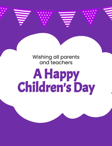Free Happy Childrens Day Flyer Template to Edit Online