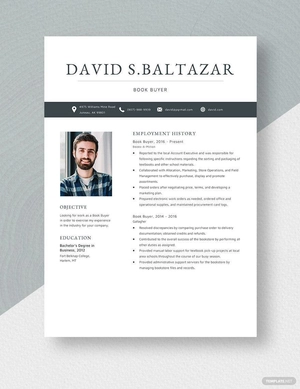 Book Buyer Resume