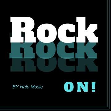 Free Rock Playlist Cover Template to Edit Online