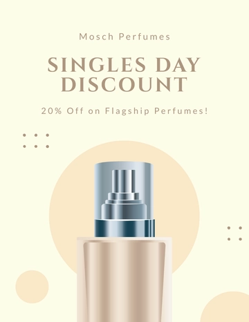 Free Singles Day Promotion Flyer Template to Edit Online