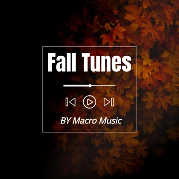 Free Fall Playlist Cover Template to Edit Online