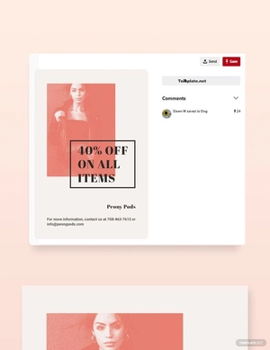Fashion Sale Expo Pinterest Pin Template