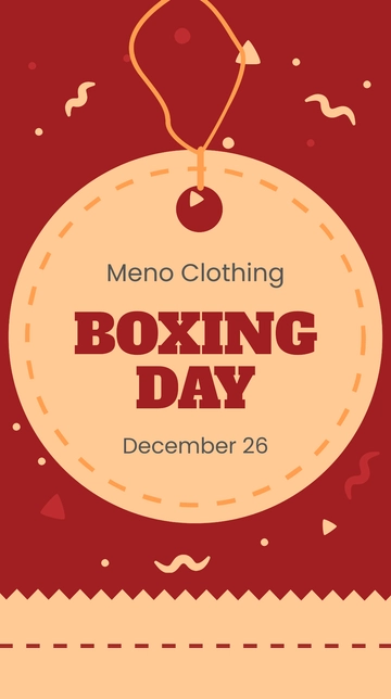 Free Retro Boxing Day Whatsapp Post Template to Edit Online Free Retro Boxing Day Whatsapp Post Template to Edit Online