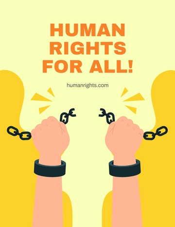Free Human Rights Campaign Flyer Template to Edit Online