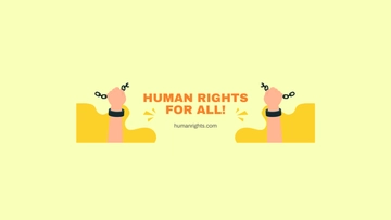 Free Human Rights Campaign Youtube Banner Template to Edit Online