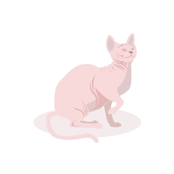 Free Sphynx Cat Clipart Template to Edit Online