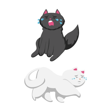Free Sad Cat Clipart Template to Edit Online