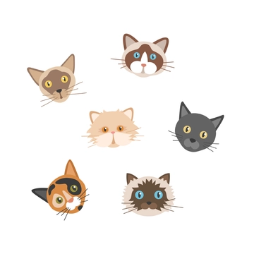 Free Cat Head Clipart Template to Edit Online