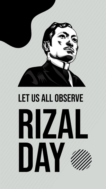 Free Rizal Day Instagram Story Template to Edit Online