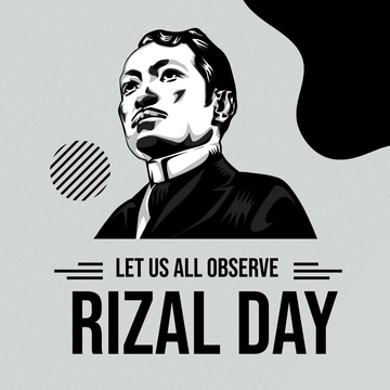 Free Rizal Day Linkedin Post Template to Edit Online