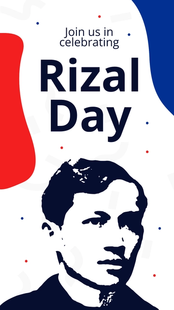 Free Rizal Day Celebration Instagram Story Template to Edit Online