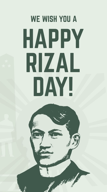 Free Vintage Rizal Day Instagram Story Template to Edit Online