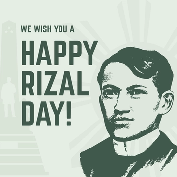 Free Vintage Rizal Day Linkedin Post Template to Edit Online