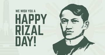 Free Vintage Rizal Day Facebook Post Template to Edit Online