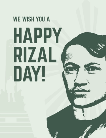 Free Vintage Rizal Day Flyer Template to Edit Online