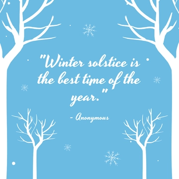 Free Winter Solstice Quote Instagram Post Template to Edit Online Free Winter Solstice Quote Instagram Post Template to Edit Online