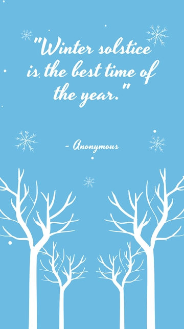 Free Winter Solstice Quote Instagram Story Template to Edit Online Free Winter Solstice Quote Instagram Story Template to Edit Online