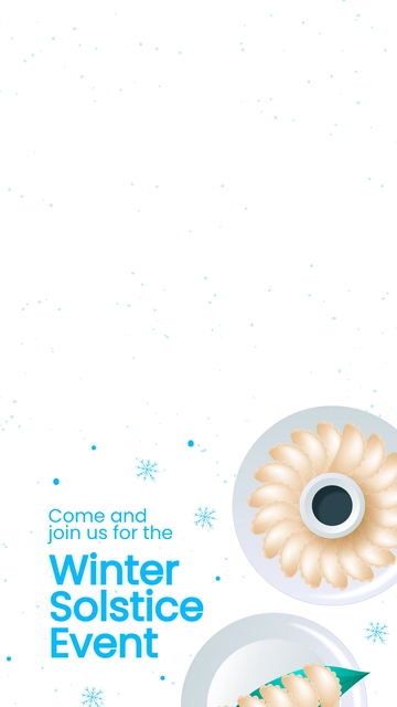 Free Winter Solstice Event Snapchat Geofilter Template to Edit Online