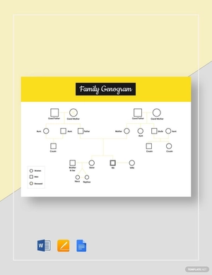 Family Genogram Template Family Genogram Template