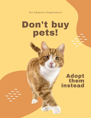 Free Pet Adoption Flyer Template to Edit Online