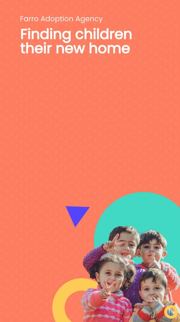 Free Adoption Agency Snapchat Geofilter Template to Edit Online