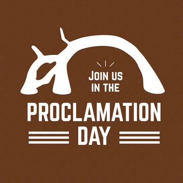 Free Proclamation Day Instagram Post Template to Edit Online