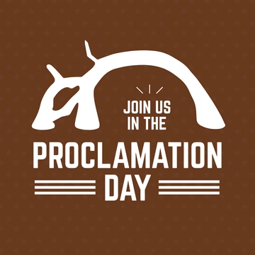 Free Proclamation Day Linkedin Post Template to Edit Online