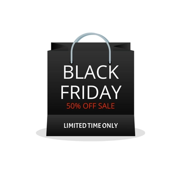 Free Black Friday Shopping Clipart Template to Edit Online