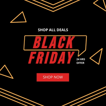 Free Black Friday Marketing Clipart Template to Edit Online