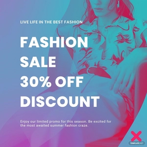 Fashion Products Sale Instagram Post Template