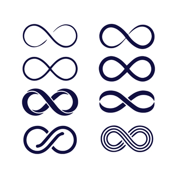 Free Minimalist Infinity Clipart Template to Edit Online