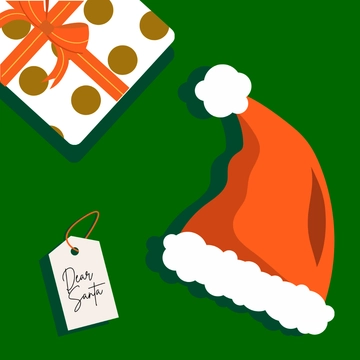 Free Santa Hat Illustration Template to Edit Online