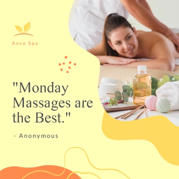 Free Monday Massage Quote Post, Instagram, Facebook Template to Edit Online Free Monday Massage Quote Post, Instagram, Facebook Template to Edit Online