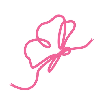 Free Pink Ribbon Butterfly Clipart Template to Edit Online