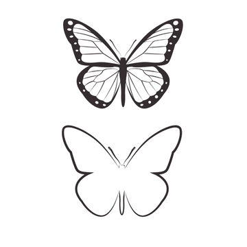 Free Transparent Butterfly Clipart Template to Edit Online